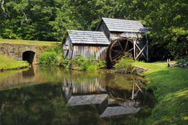 Mabry Mill in Virginia clipart