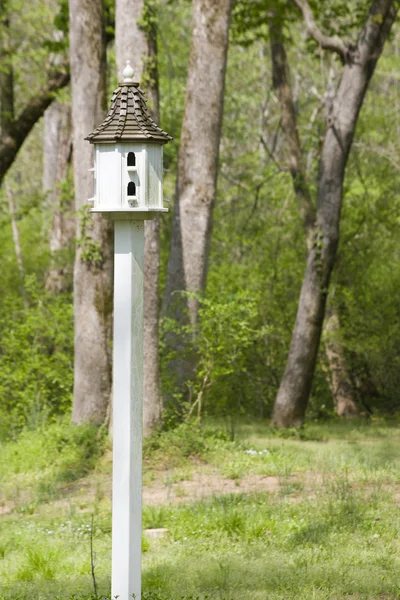 Birdhouse in a Yard — Stock Photo, Image
