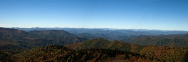 Kuzey carolina Dağları Panoraması