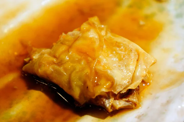 stock image Tasty beancurd sheet in abalone sauce