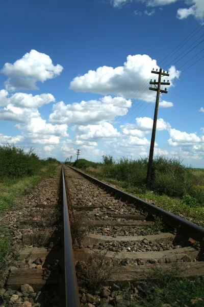 Σιδηροδρόμων στη Ρουμανία — Φωτογραφία Αρχείου