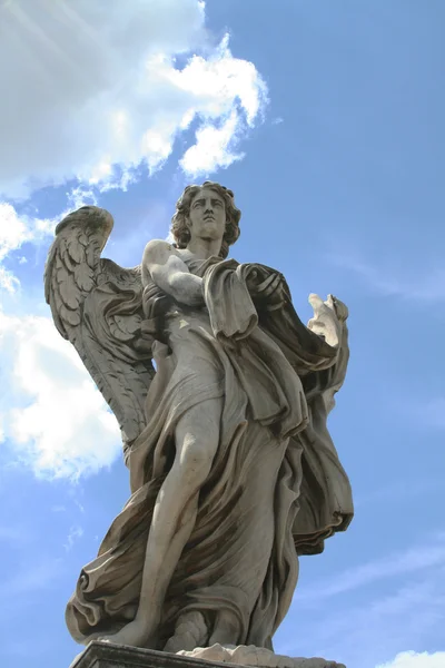 Anjo na ponte de Sant 'Angelo — Fotografia de Stock
