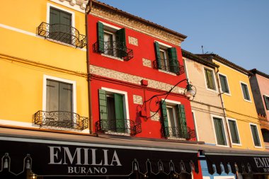 renkli evleri, burano, İtalya