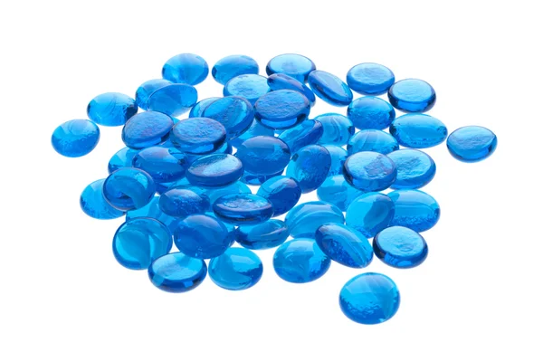 Blauw glaskralen — Stockfoto