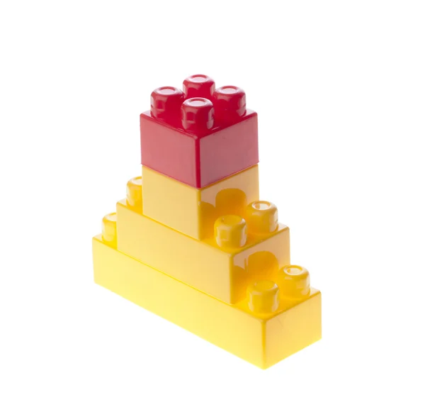Pyramid with red top — Stock Photo, Image