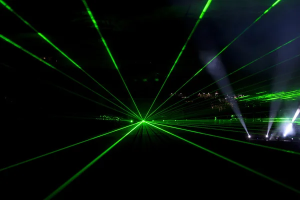 stock image Building laser beams