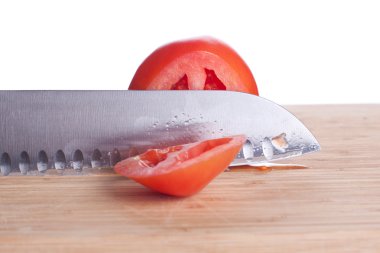 domates ve bıçak