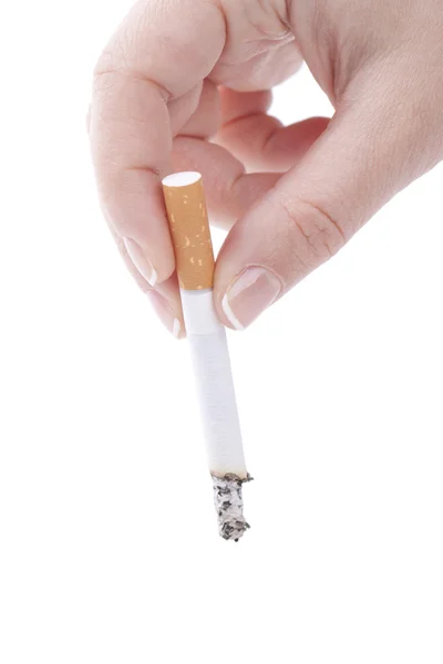 Fimpa en cigarett — Stockfoto