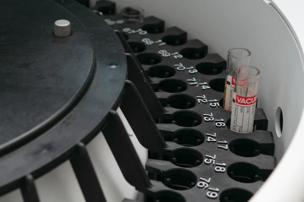Disco de amostra do analisador bioquímico — Fotografia de Stock