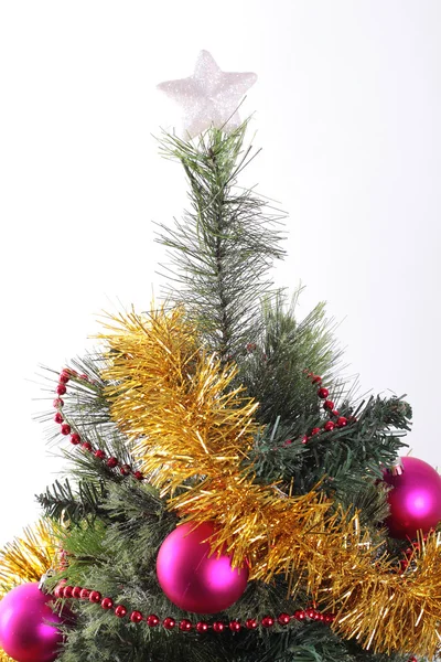 Christmas tree fragment — Stock Photo, Image
