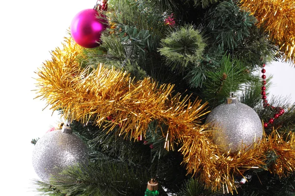 Christmas tree fragment — Stock Photo, Image