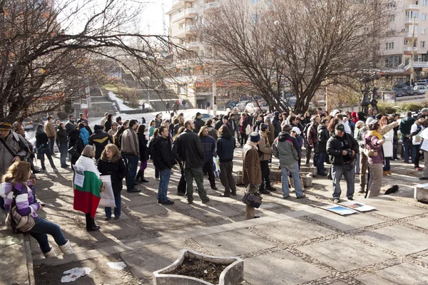 stock image Shale gas national protest