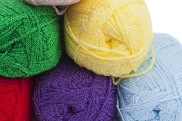 Crochets coloridos de hilado —  Fotos de Stock