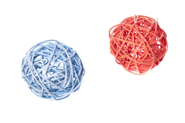 Ratan renkli topları — Stok fotoğraf