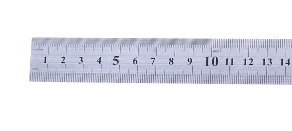 Metal ruler — Stock Photo, Image
