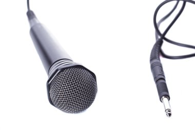siyah mikrofon