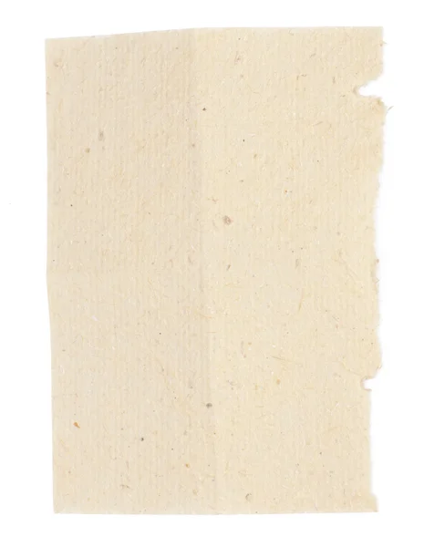 Φυσικό χαρτί διπλωμένο σε τέσσερις — Φωτογραφία Αρχείου