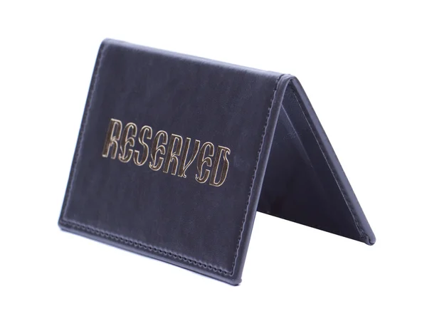 Leather reserved — Stock Photo, Image