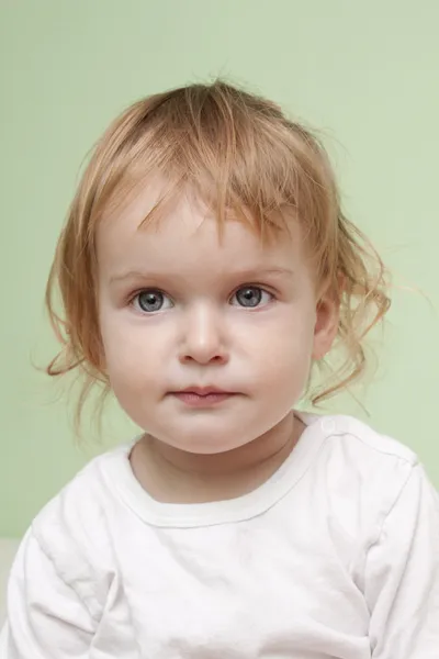Baba lány portréja — Stock Fotó