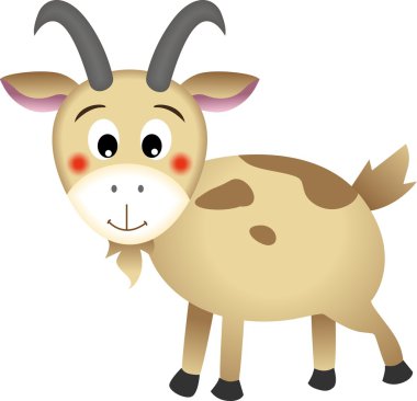 Lovely Goat clipart