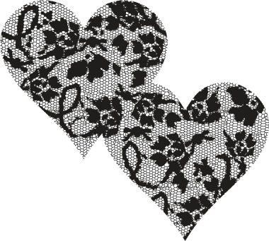 Hearts Lace clipart