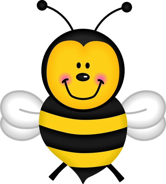 Fliegende Biene — Stockvektor