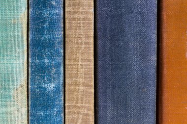 Colorful Worn Old Books clipart