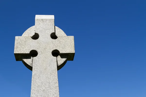 Cruce de piatră celtică — Fotografie, imagine de stoc