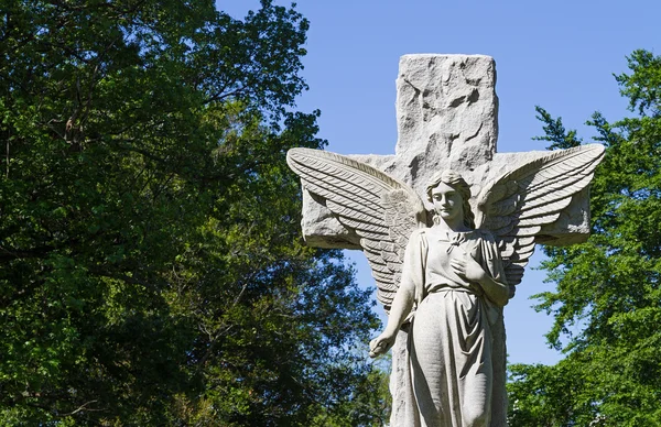 Ангел кладовище — стокове фото