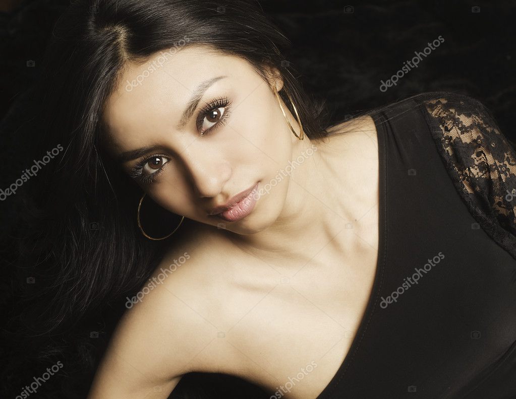 Sexy seductive exotic slim beautiful young woman Stock Photo by �AVFC ...