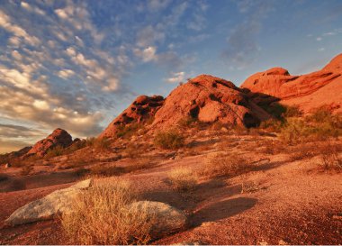 Red rock buttes, Phoenix,AZ clipart