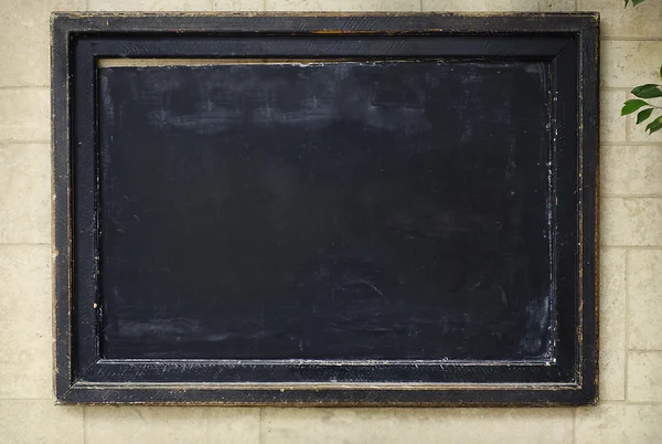Menu chalkboard for messages — Stock Photo, Image