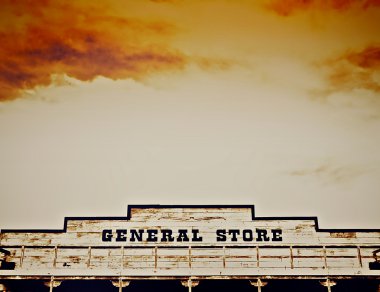 General Store in The Wild West of Arizona clipart