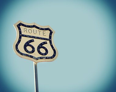 Route 66 west coast clipart