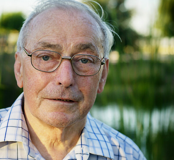 Portrait of an senior older man