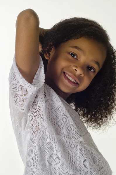 Cute little African American girl — Stock Photo © AVFC #9011820