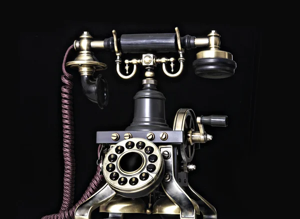 Ретро телефон — стоковое фото