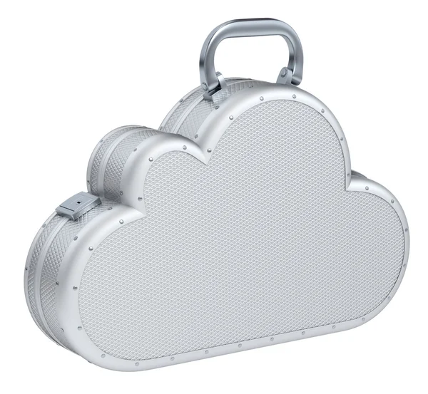 Chmura walizka — Zdjęcie stockowe