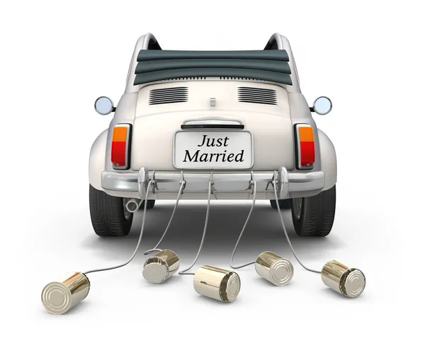 Just married — Stock Photo, Image