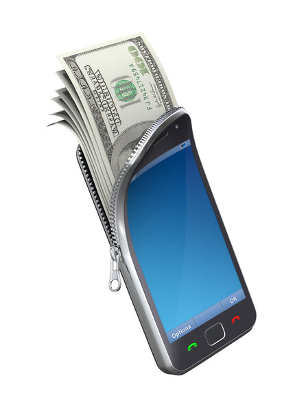 Money in the mobile phone