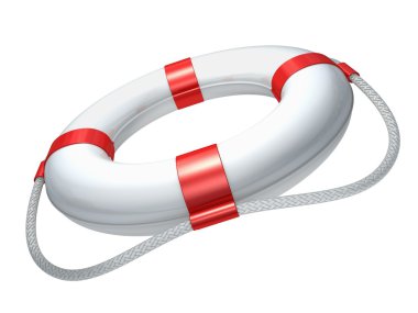 Beyaz lifebuoy