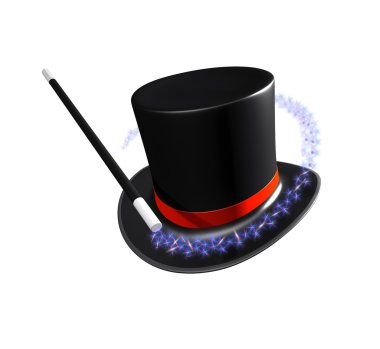 Magician's hat clipart