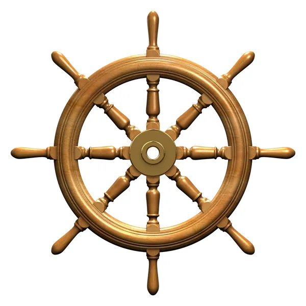 船の車輪 — ストック写真