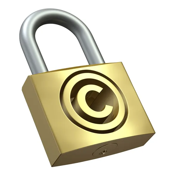 Protecção dos direitos de autor — Fotografia de Stock
