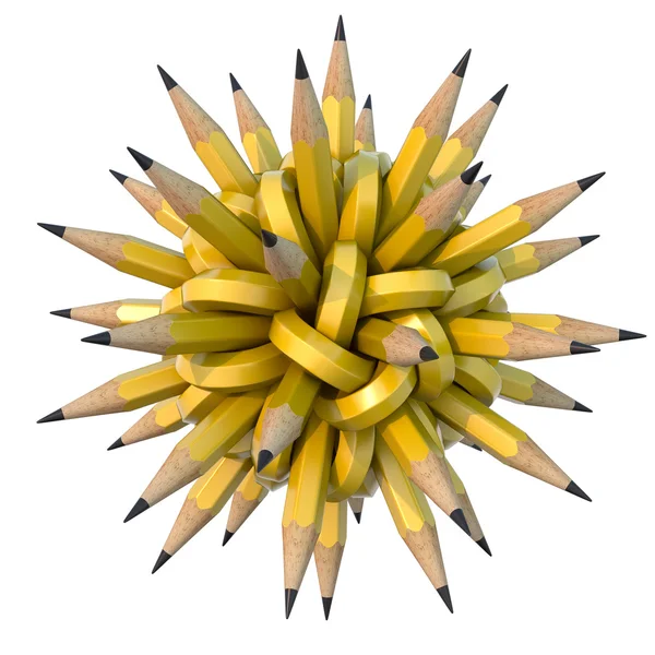 Nodo a matita — Foto Stock