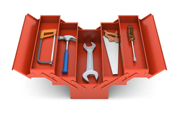 Tools in the toolbox — Stock Photo, Image