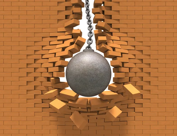 Wrecking ball — Stockfoto