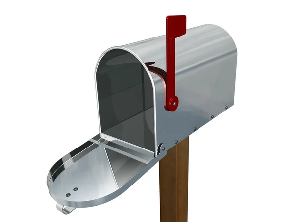 Puste skrzynki pocztowej — Zdjęcie stockowe