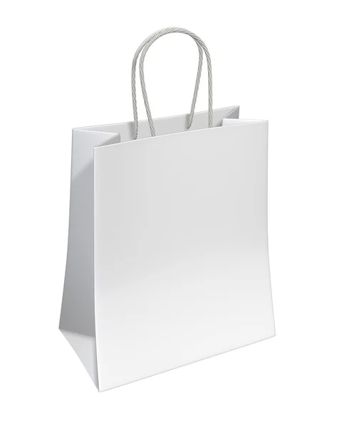 白色购物袋 — 图库照片