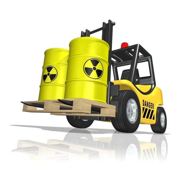 Resíduos nucleares — Fotografia de Stock